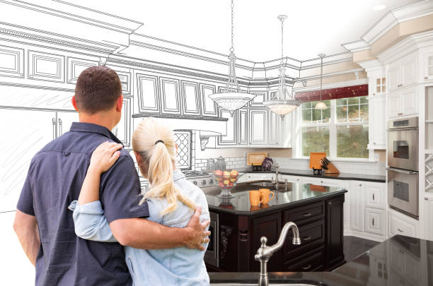 Custom kitchen cabinets installed in a Medina home